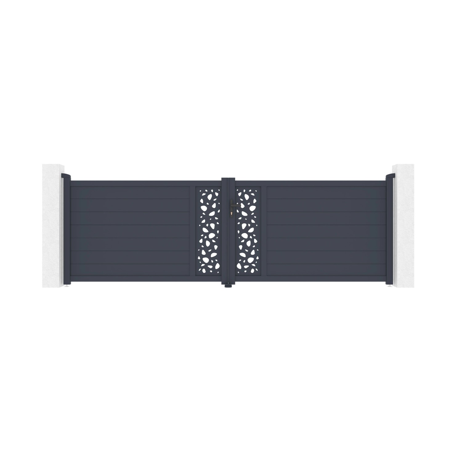 Casanoov Flügeltor 4M Sunny H 120Cm Aluminium & Hicker B200 Motorisierung günstig online kaufen