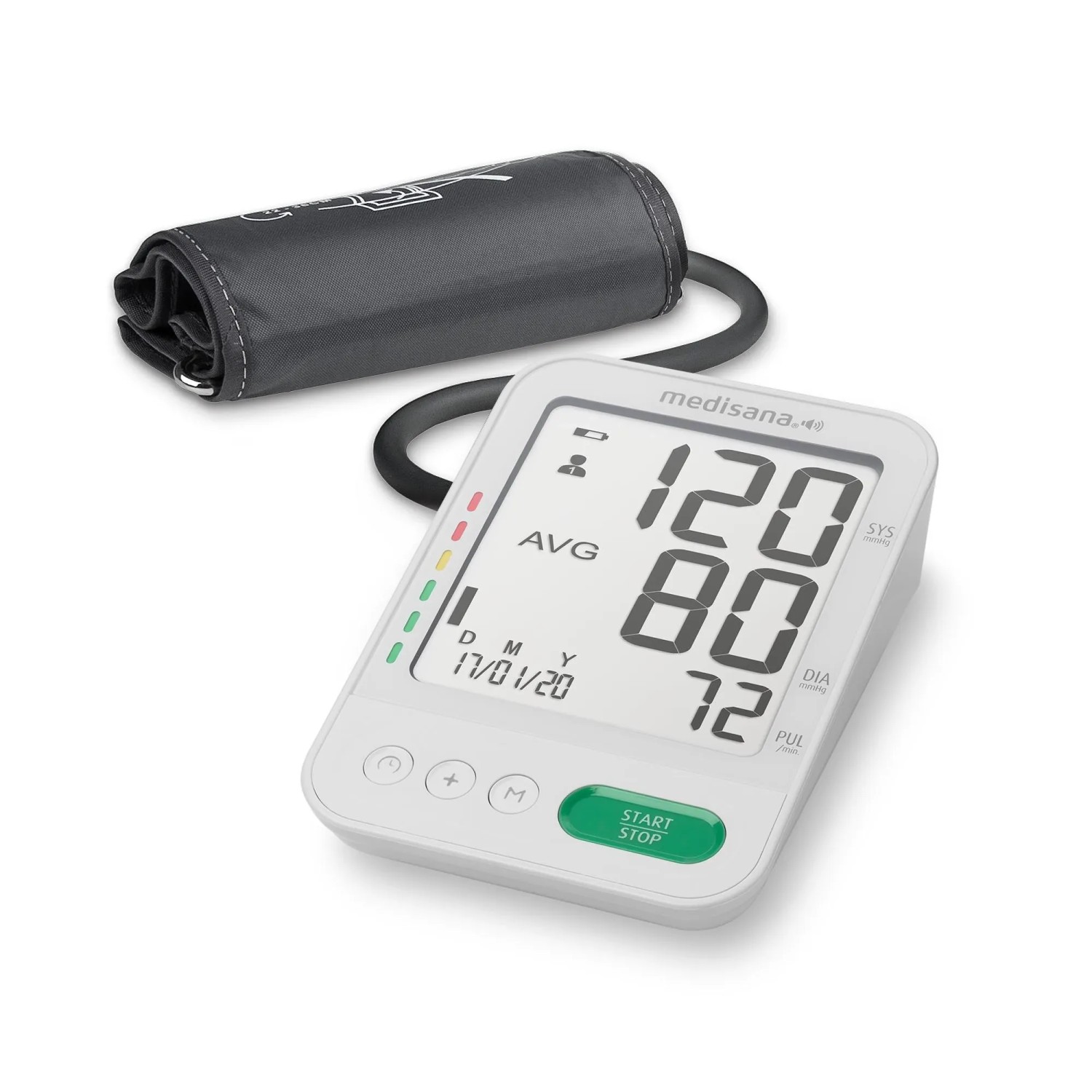 medisana BU 586 Voice Oberarm Blutdruckmessgerät für Puls und Blutdruckmessung