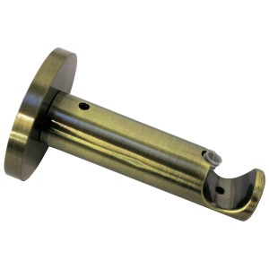 Gardinia Träger Memphis offen, Messing-Antik, 7,5 cm für Stilgarnituren.