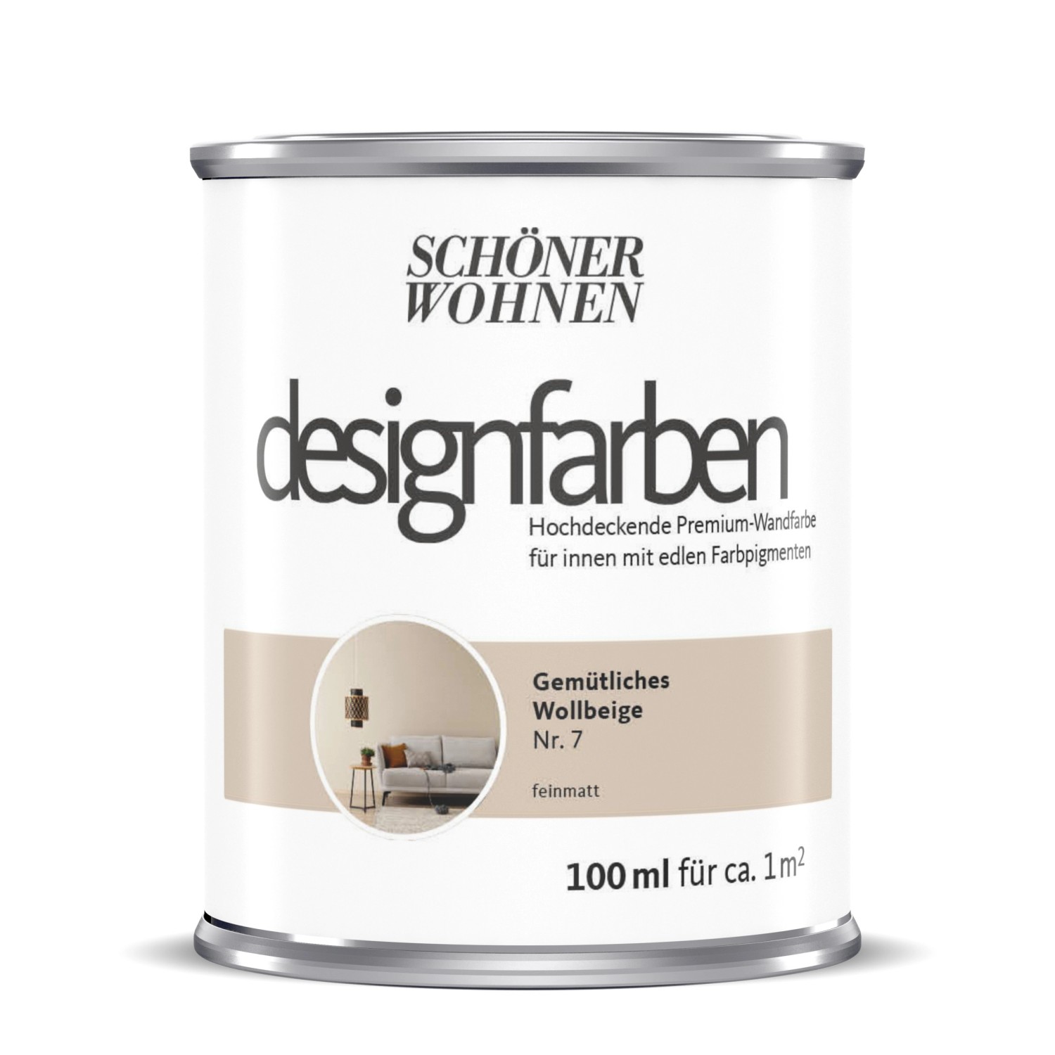 Schöner Wohnen Designfarben Gemütliches Wollbeige 100 ml