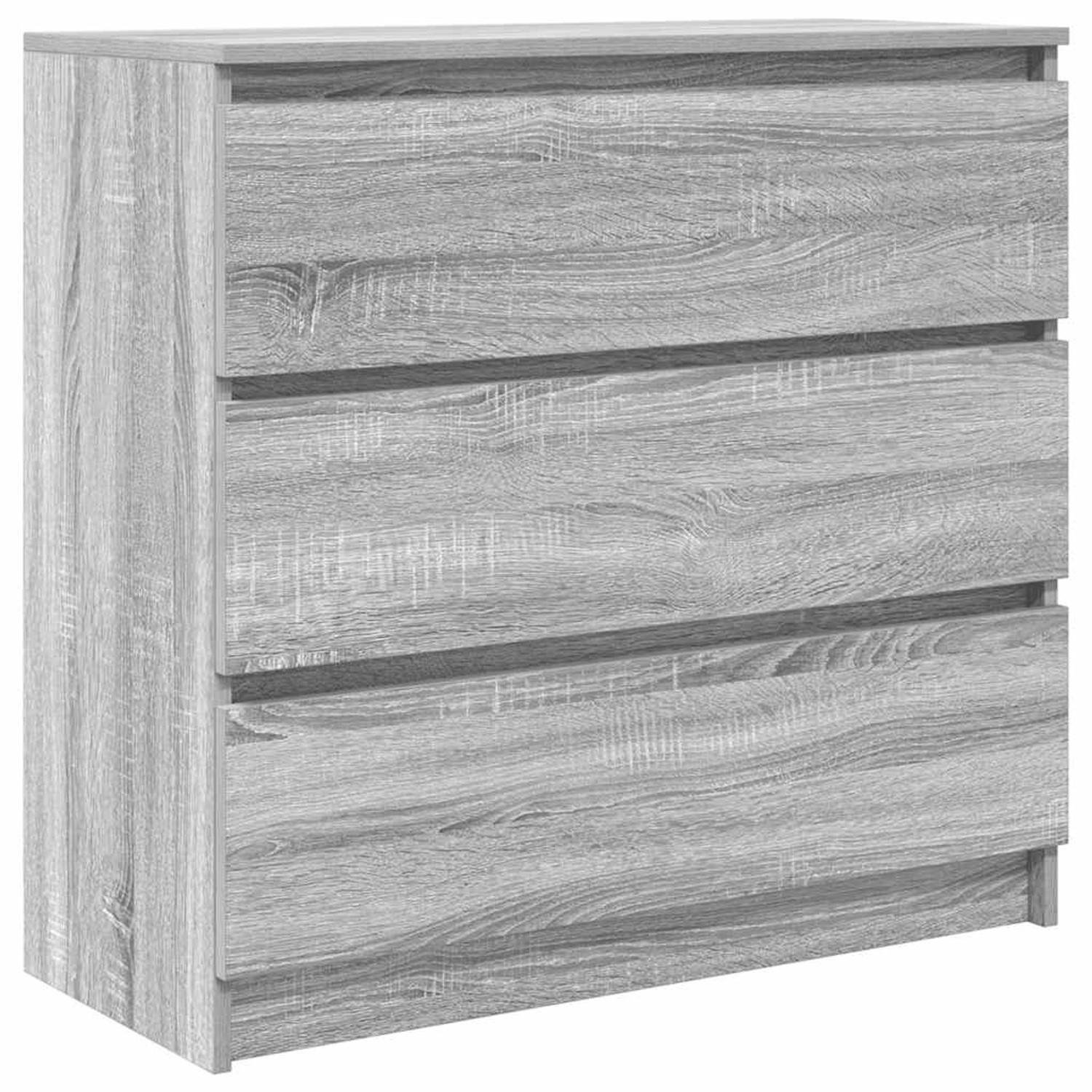 vidaXL Sideboard Grau Sonoma 80x35x76 cm Holzwerkstoff 861738 günstig online kaufen