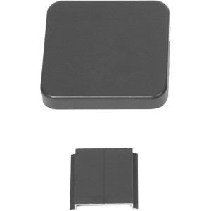 Floraworld Pfostenkappen- und Abstandshalter-Set für Bohlenzaun, Aluminium, zur Zaunpfosten-Abdeckung.