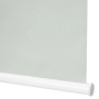 Cremefarbenes MCW Rollo D52 110x160cm aus strukturiertem Stoff mit weißer Abschlussstange für Fenster.