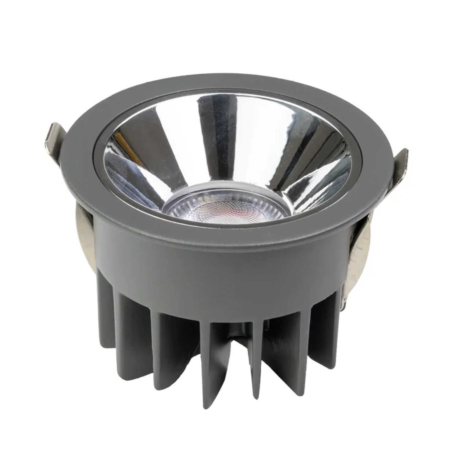 ENOVALITE LED Einbaustrahler 12W CCT 2700- 6500K Warm- Kaltweiß Deckeneinbauleuchte Grau IP65 Wassergeschützt CRI90