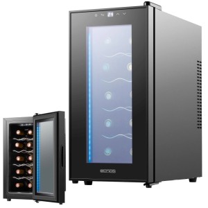 Echos SB-5300 Weinkühler mit Glastür 28 Liter 10 Flaschen