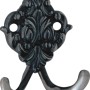 Brünierter Wandhaken 507 aus Eisen, dekoratives Design.