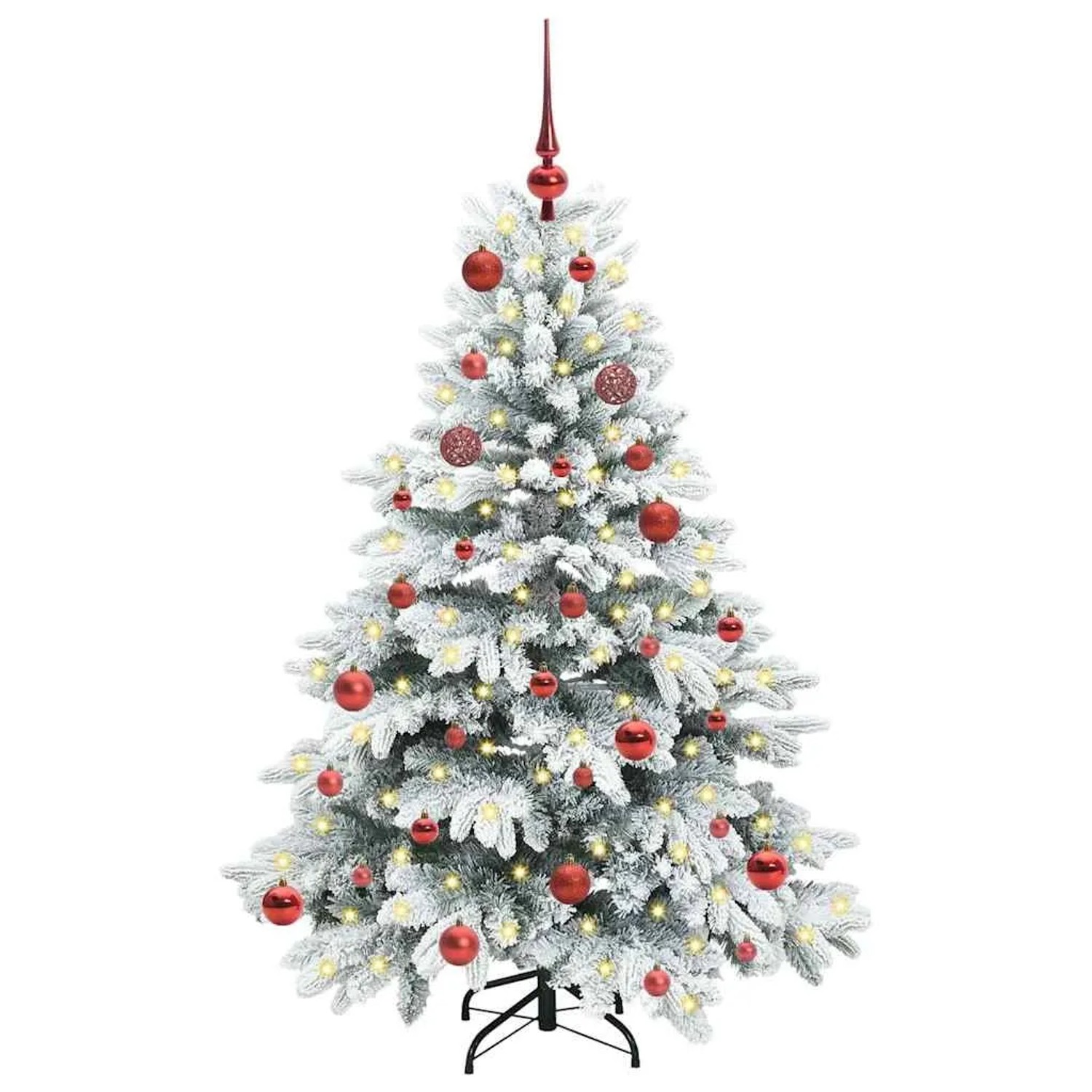 vidaXL Künstlicher Weihnachtsbaum mit 150 LEDs Grün 150 cm PE und PVC 3397601