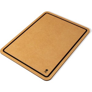 Weber Schneidebrett für Seitentisch, braun mit schwarzem Rand, Grillutensil.