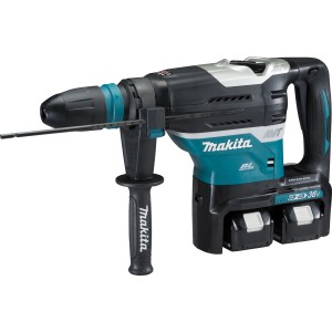 Makita Akku-Kombihammer DHR400PG2U mit Akkus und Koffer. Leistungsstarker Bohrhammer für Heimwerker und Profis.