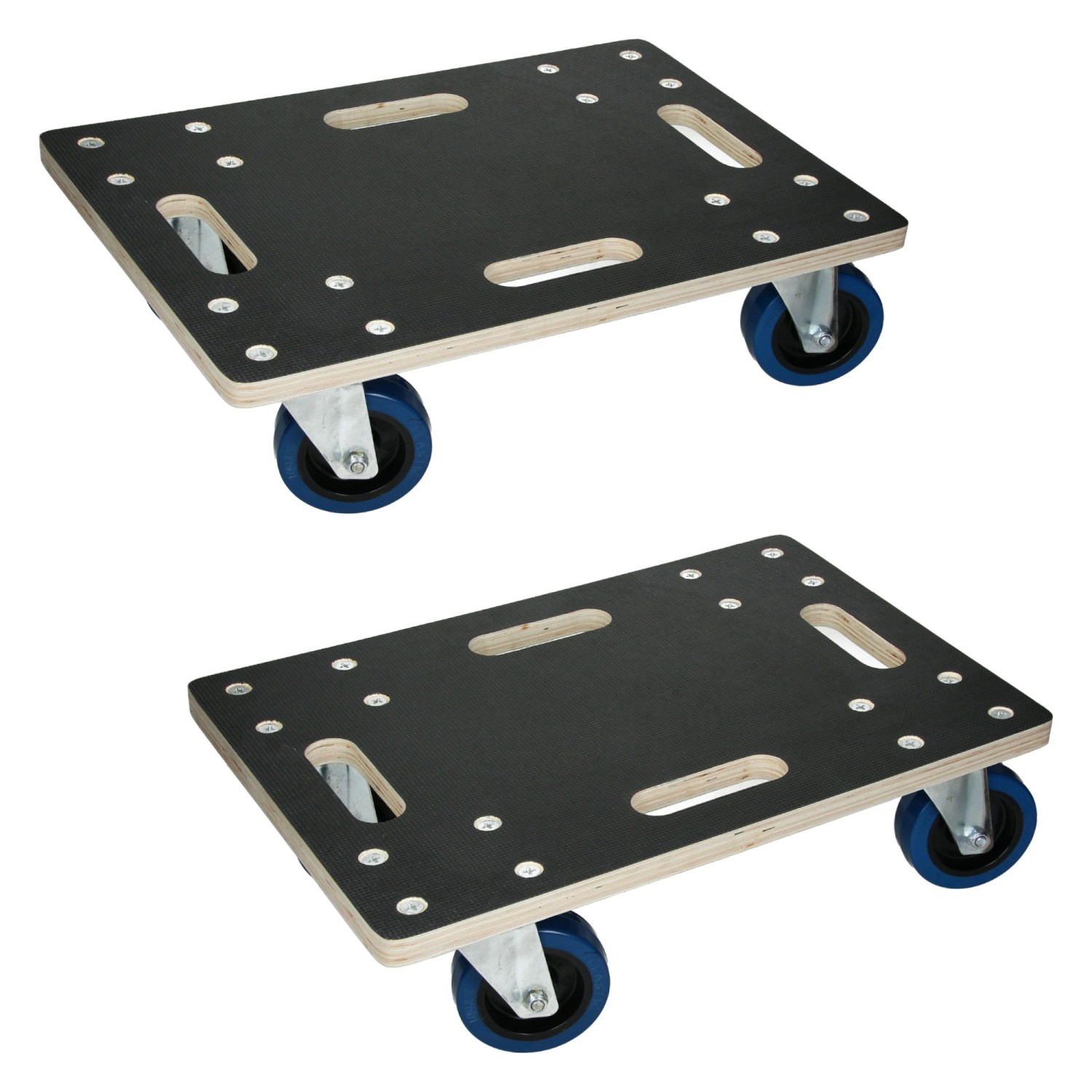 ECD Germany 2Er Set Transportroller 35x50 cm bis 800 kg Siebdruckplatte PP- günstig online kaufen