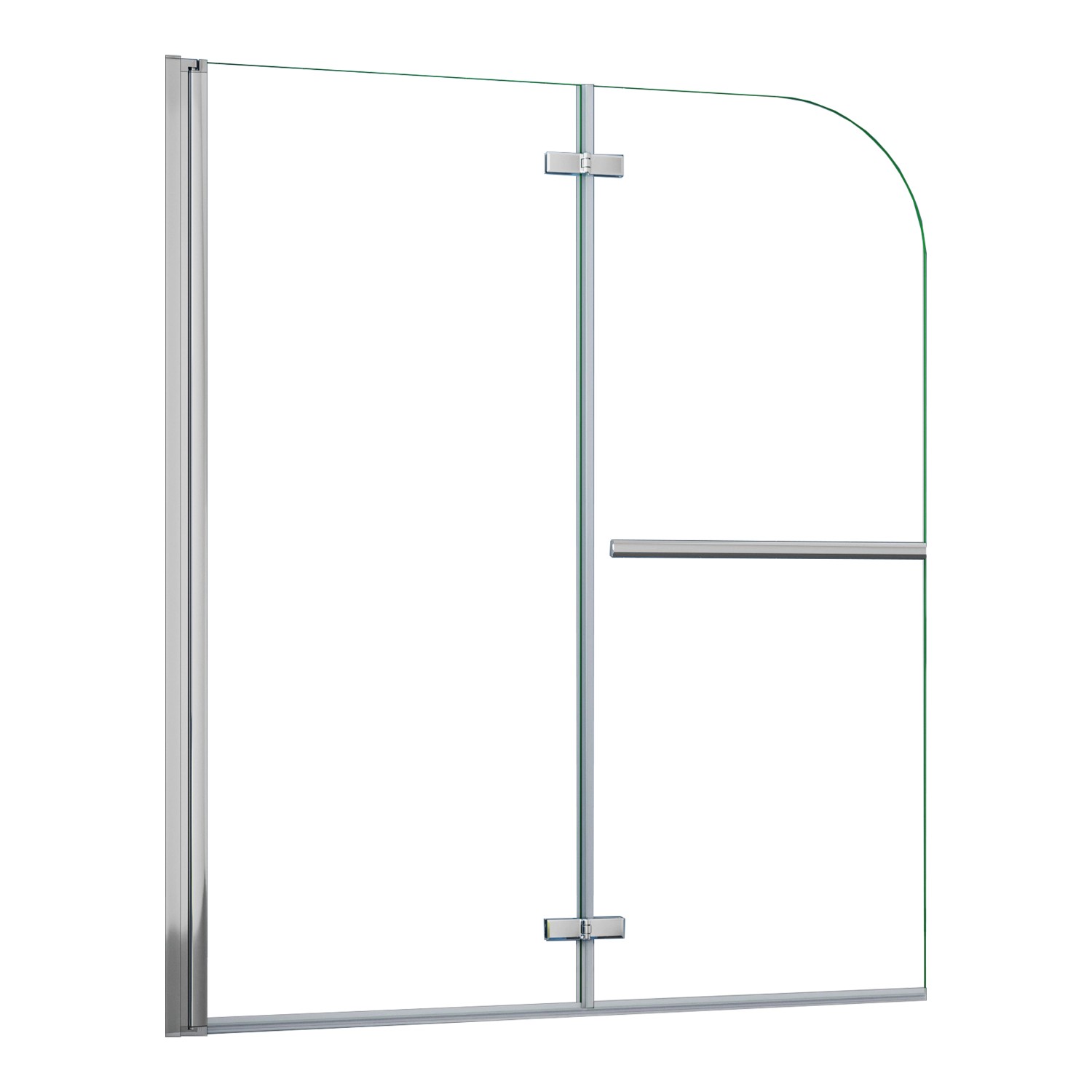AICA Badewannenfaltwand 100x140cm Badewannenaufsatz 6mm ESG Nanoglas Duscha günstig online kaufen
