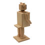 Dekohelden24 Holz Spardose Roboter Roboterspardose Sparfigur Spardose Sparbüchse Kinderspardose Kindersparschwein zum Bemalen L/B/H 10 x 10 x 28 cm_6