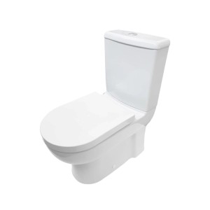 Belvit Stand-WC Dusch-WC Bidet Taharet Komplettset inkl. Armatur Spülkasten Deckel Spülventil