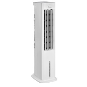 Weißer Midea Luftkühler AC100-20AR, 85 cm hoch, für angenehme Raumluft.