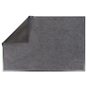 Primaflor Schmutzfangmatte Clean in Anthrazit, 90x150cm, mit rutschfestem Vinylrücken und Gummirand.