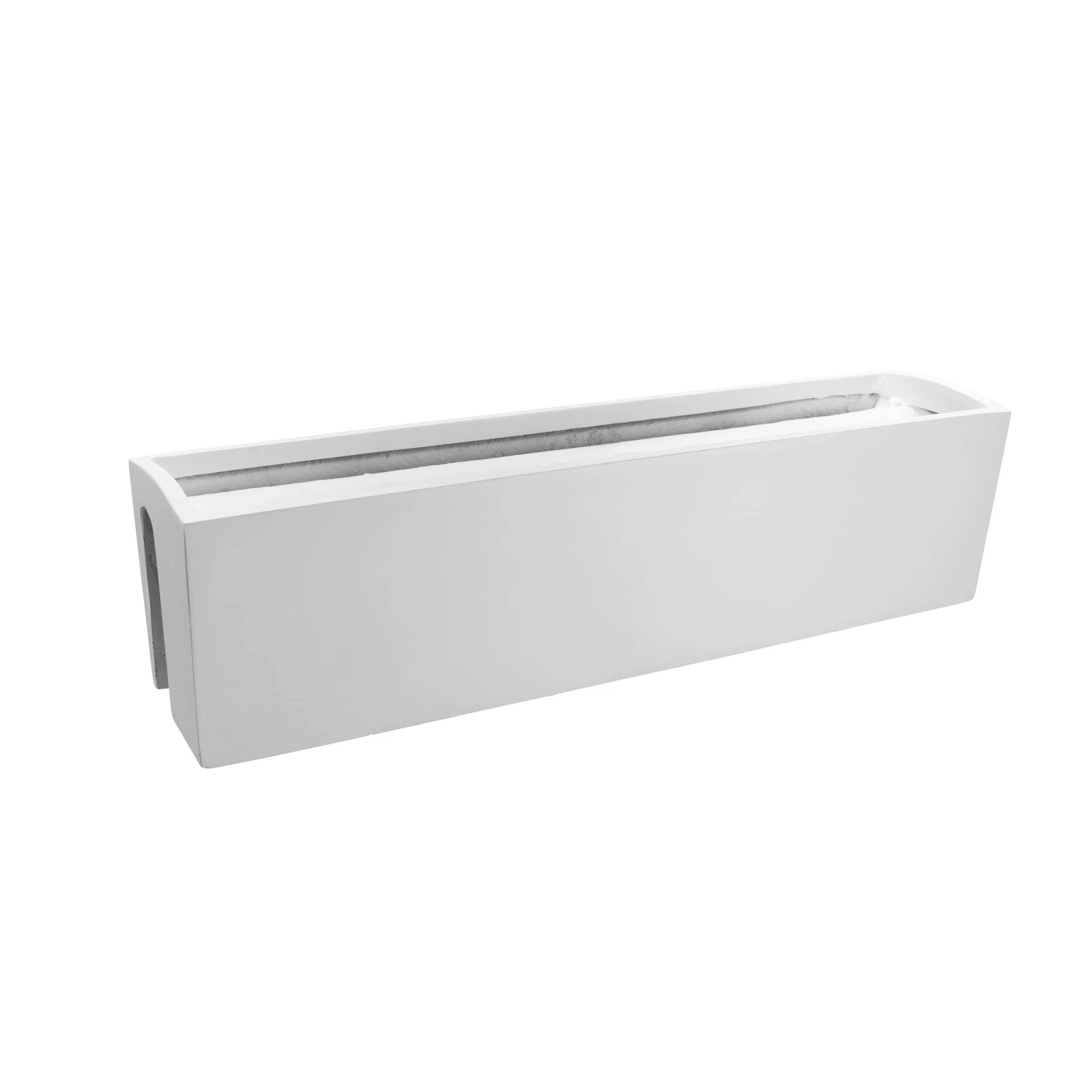 Vivanno Blumenkasten Balkona Classic 80 cm x 19 cm x 22 cm Weiß