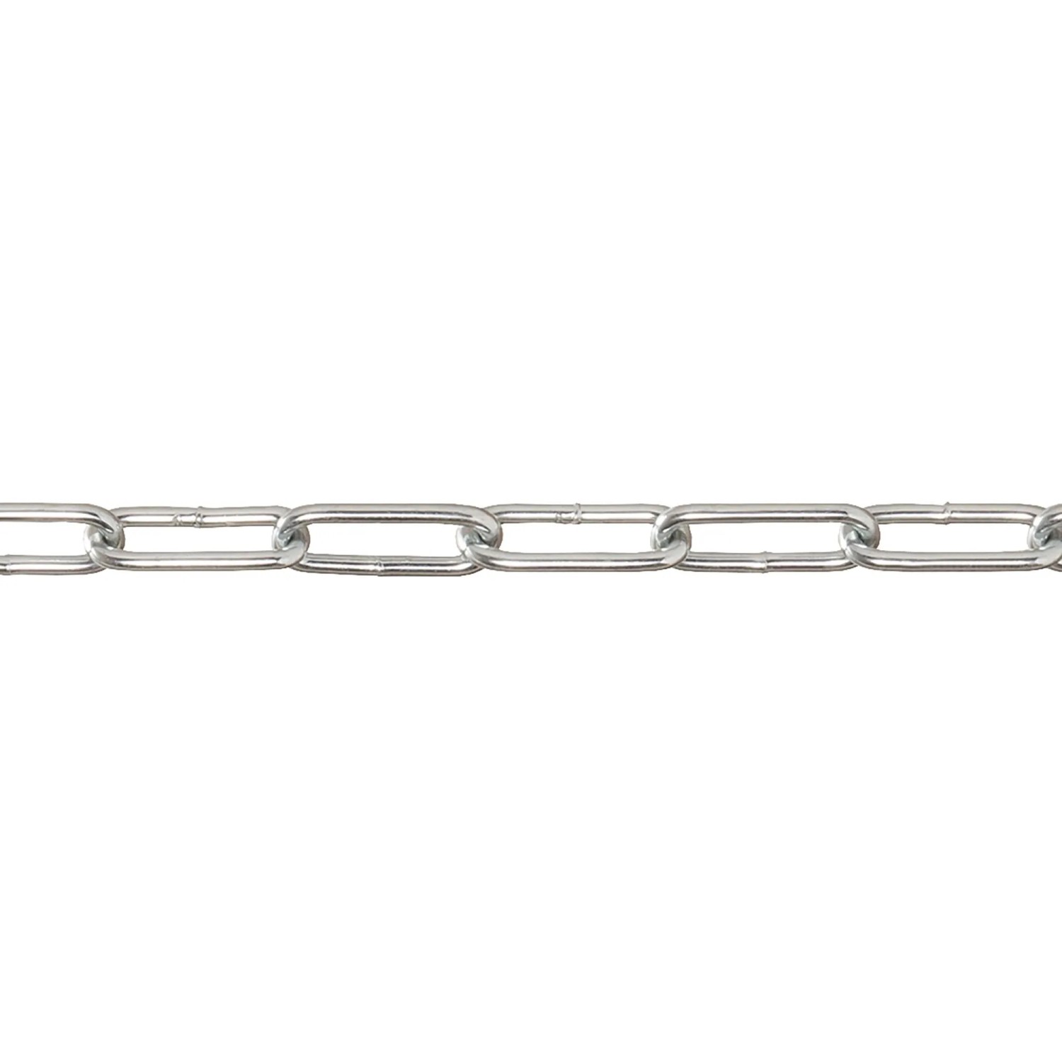 Conacord Schweißkette Form C Stahl Ø 2 mm x 22 mm Chrom Meterware