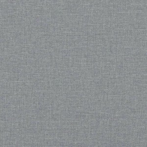 Nahaufnahme des hellgrauen Stoffbezugs vom vidaXL Tagesbett mit Ausziehfunktion.