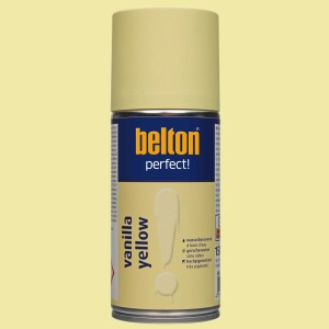 belton Buntlack Perfect Vanilla Yellow, seidenmatt, 150ml Dose.
