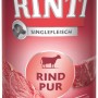 Rinti Singlefleisch Rind, 400g Dose Hunde-Nassfutter für sensible Hunde.