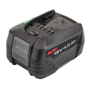 AL-KO Akku B75.5 LI 18 V 4,0 Ah: Schwarzer Akku für Gartengeräte der 18V Bosch Home and Garden Familie.