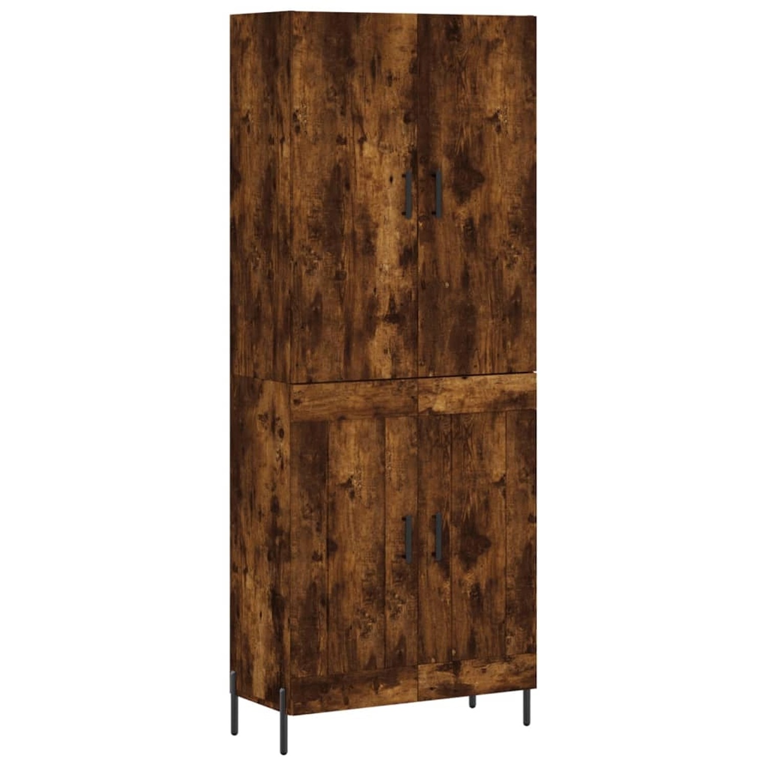 vidaXL Highboard Räuchereiche 69,5x34x180 cm Holzwerkstoff 3195800 günstig online kaufen