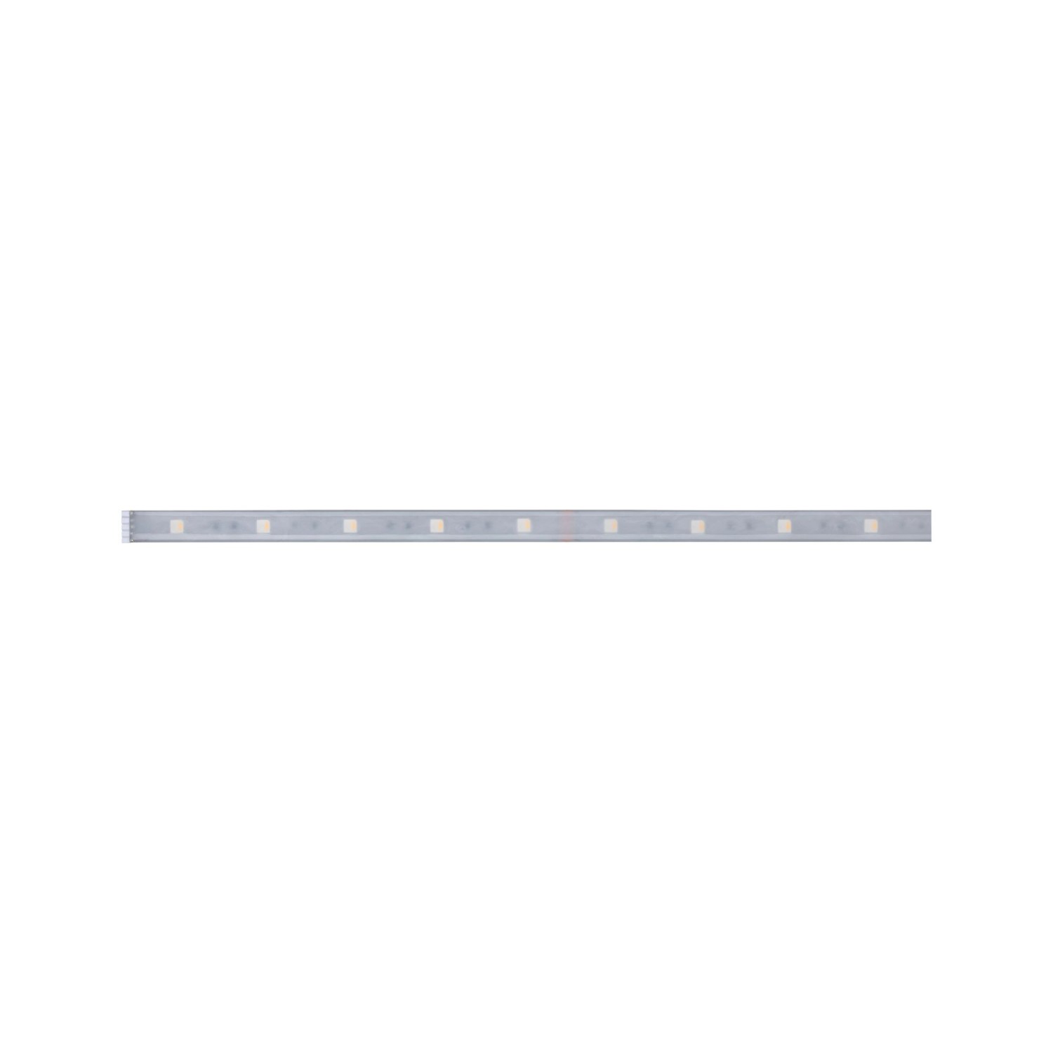 Paulmann MaxLED 250 RGBW LED-Stripe, 1m, silberner Kunststoff, IP44, 3000K, zur flexiblen Raumbeleuchtung.