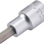 LUX Stecknuss Bit Hex 6 mm Comfort aus Chrom-Vanadium-Stahl für Schraubendreher.