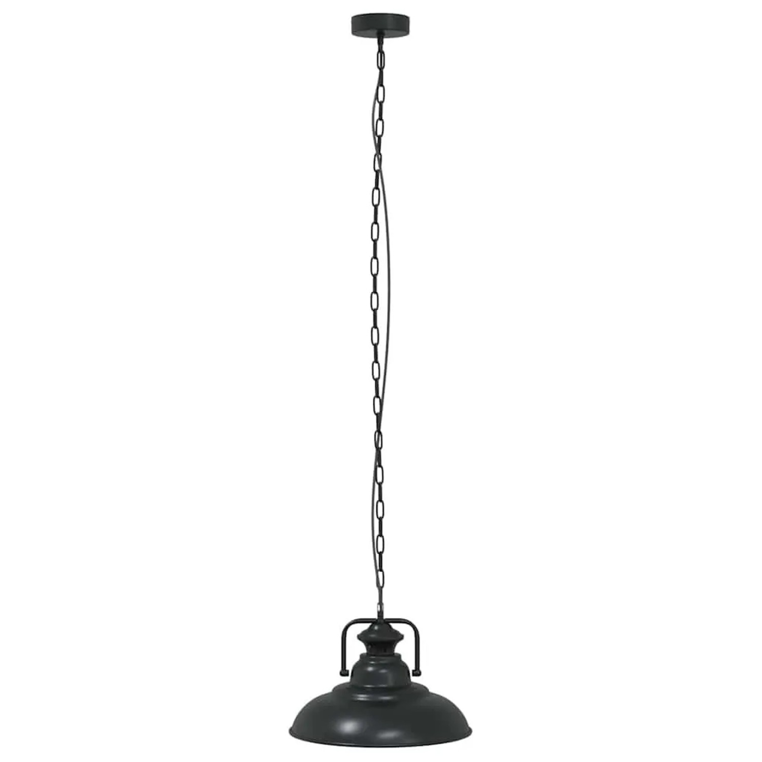 vidaXL Pendelleuchte E27 Schwarz Ø 31 cm Eisen 4103456