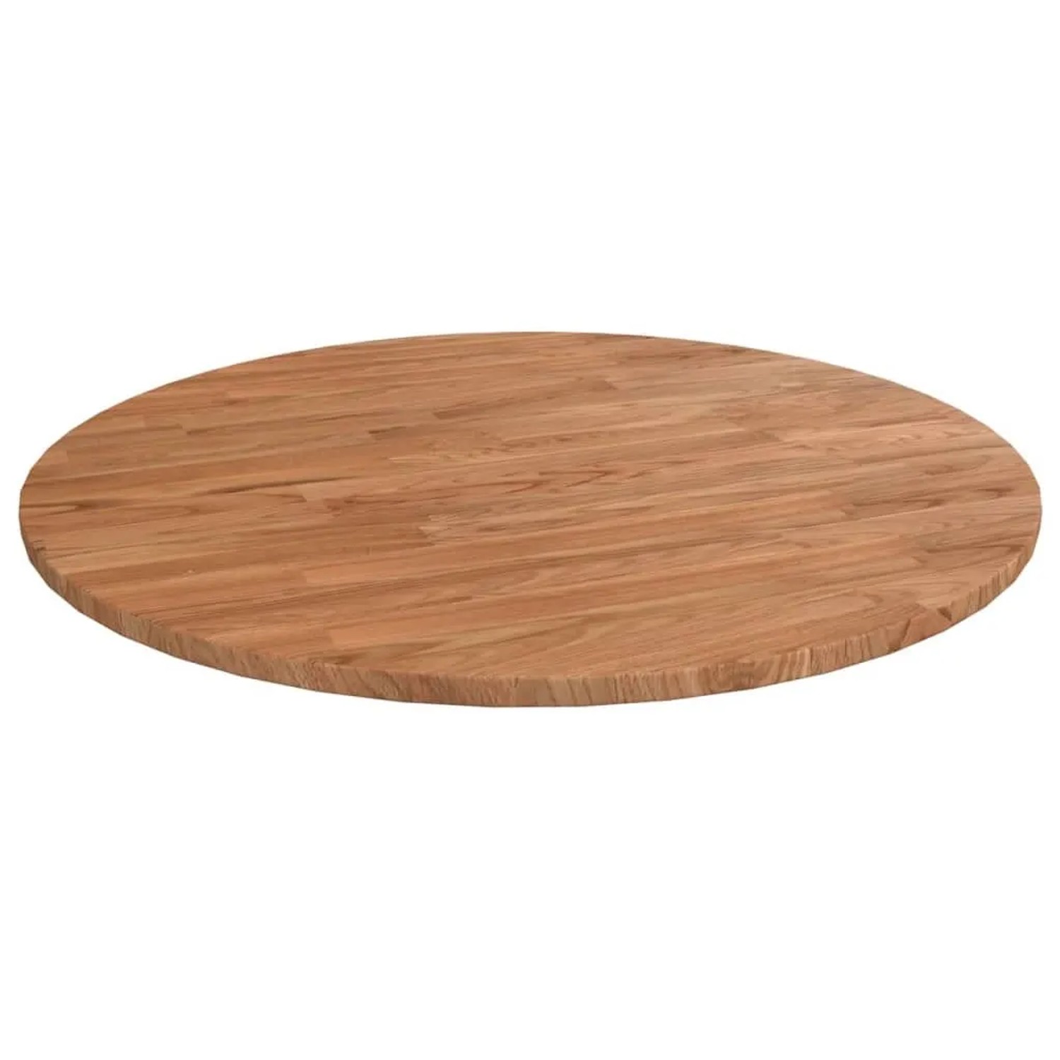 vidaXL Runde Tischplatte Hellbraun Ø60x1,5 cm Behandeltes Eichenholz 342961