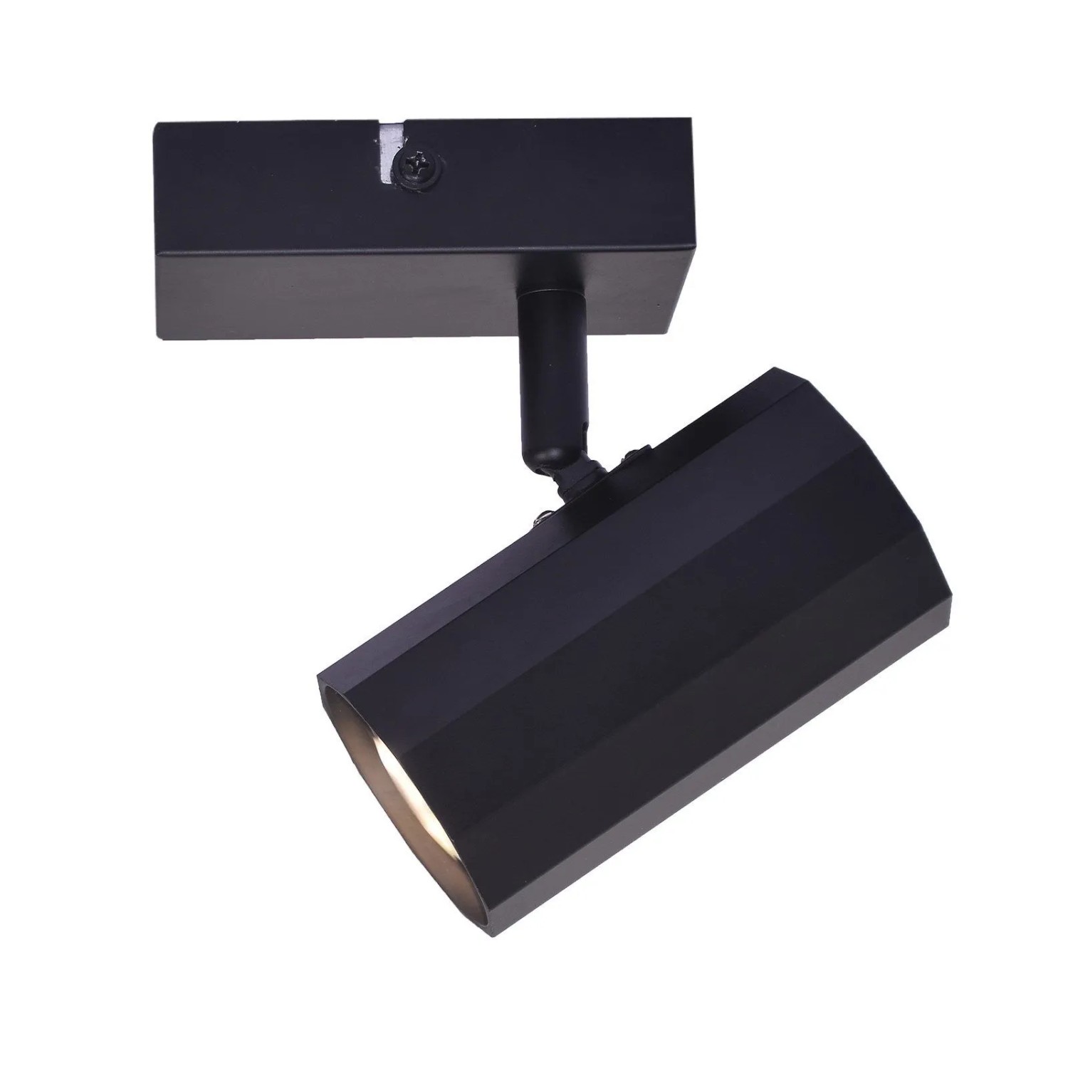 ZMH Deckenlampe 1-Flammig GU10 Deckenstrahler Schwarz Schwenkbar 350° max. 40W ohne Leuchtmittel