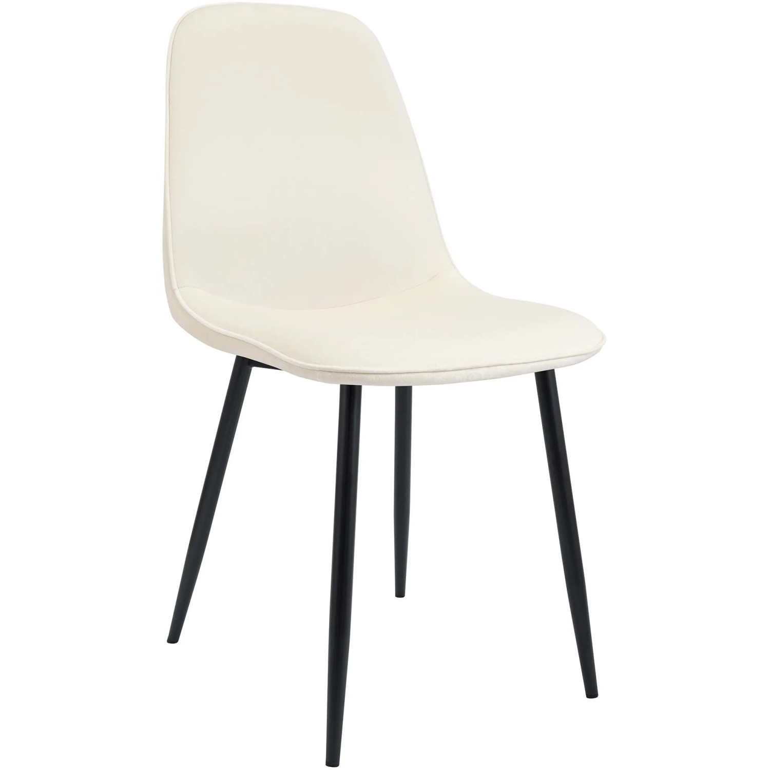 CLP Esszimmerstuhl Maryam creme/Samt
