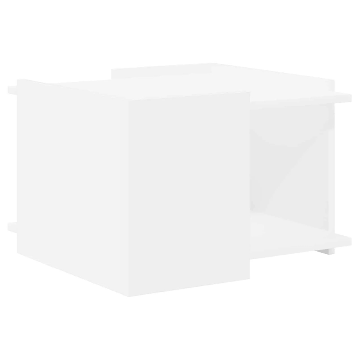 vidaXL Couchtisch Weiß 50,5 x 50 x 33 cm Holzwerkstoff 8001002