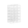 Songmics Schuhboxen, 18 transparente Schuhaufbewahrungsboxen, stapelbar.