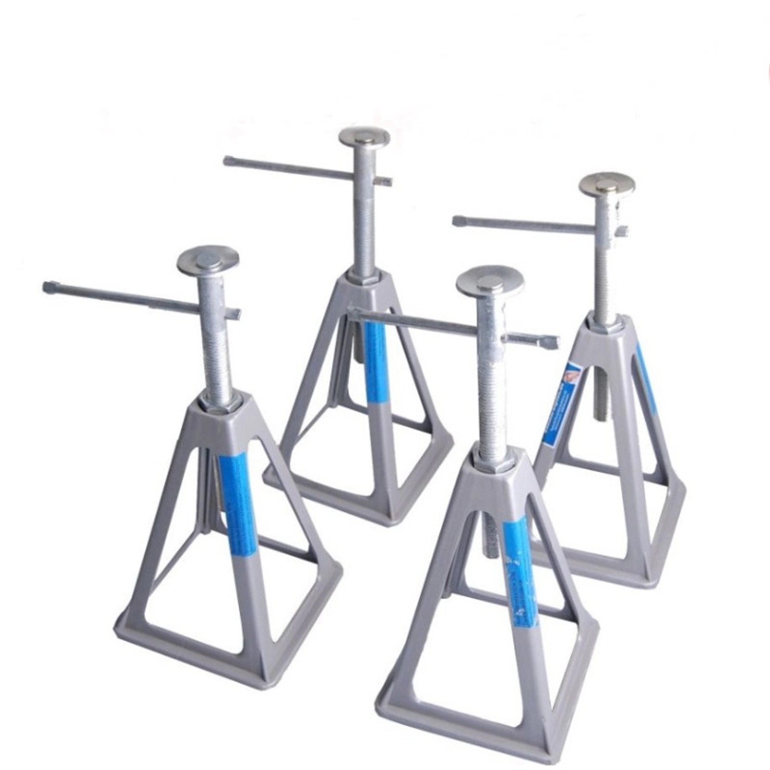 Thumbnail - TRUTZHOLM 4x Wohnwagenstützen Aluminium Höhenverstellbar 28 Bis 43 cm Tragkraft 3600 kg