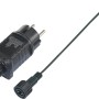 Netzteil und Stecker für LED-Lichterkette, geeignet für warmweiße und mehrfarbige Lichter.