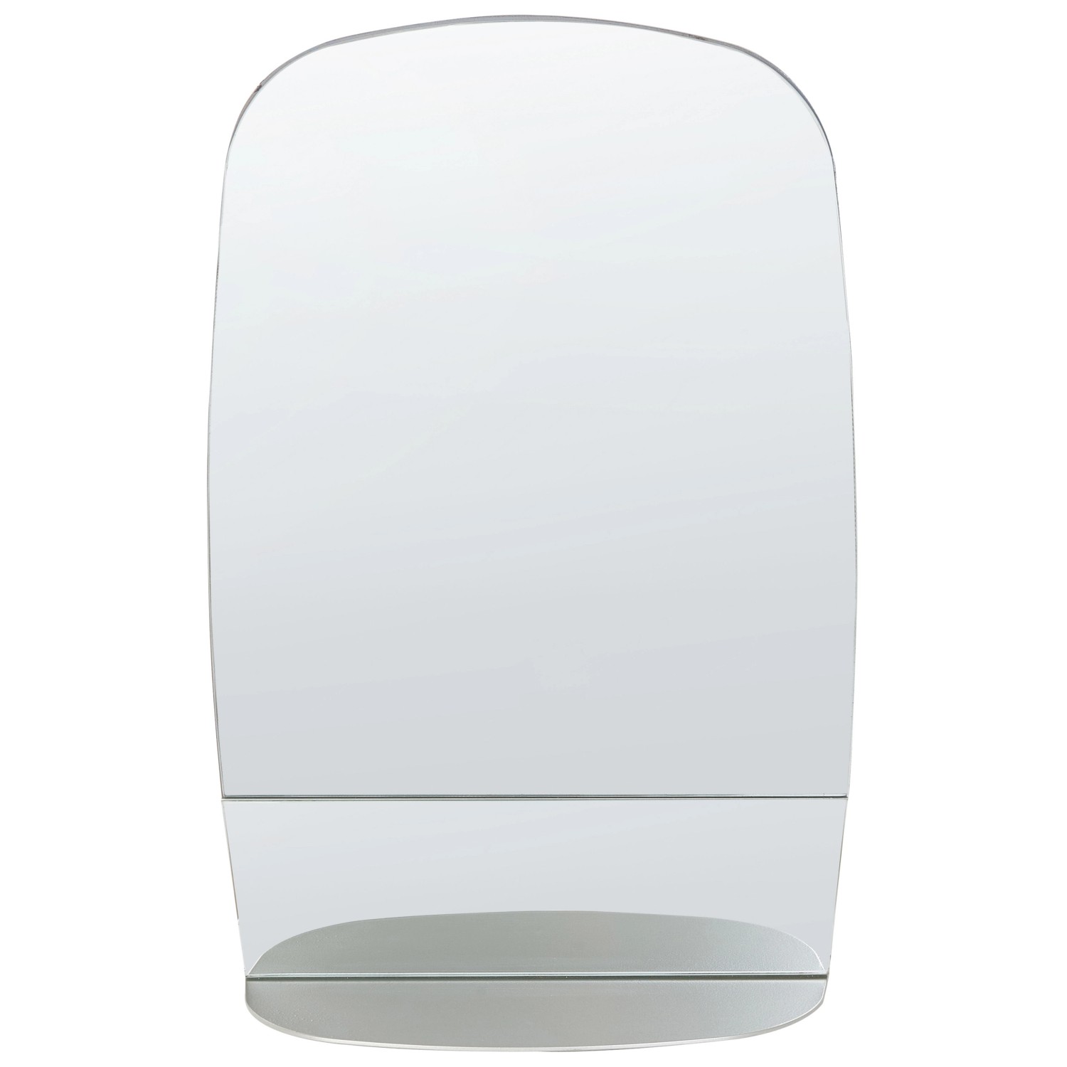 Beliani Wandspiegel BRANNAY Silber 2x40x60