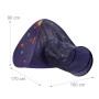 Relaxdays Spielzelt Polyester Stahl Bunt Pop Up mit Tunnel 90 cm x 170 cm x 100 cm 0,9 kg_4
