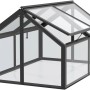 Vitavia Frühbeet Gamma ESG Schwarz, mit aufstellbaren Dachfenstern. Ideal für die Anzucht.