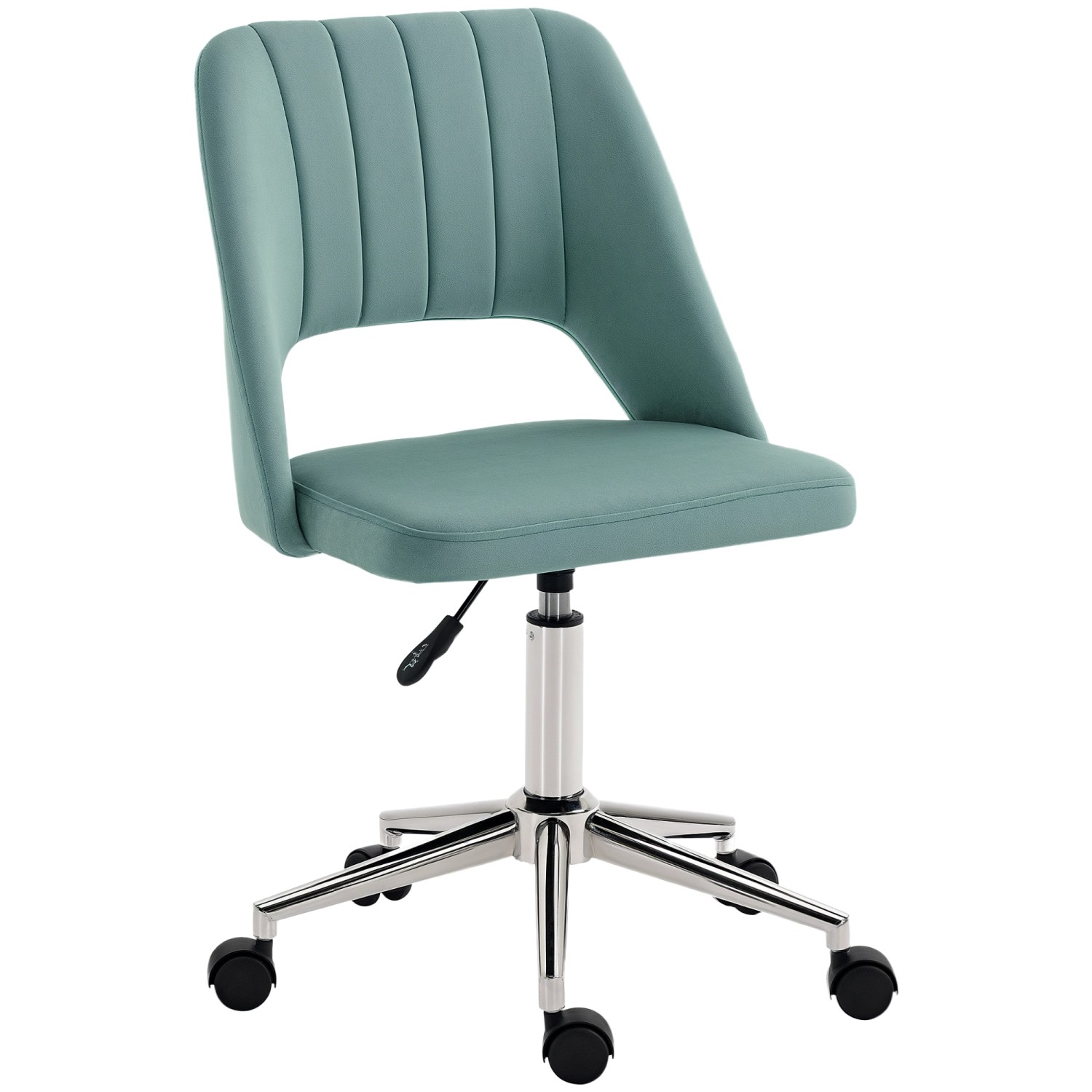 Vinsetto Bürostuhl mit Samtoptik Polyester 49B x 60T x 79-91H cm