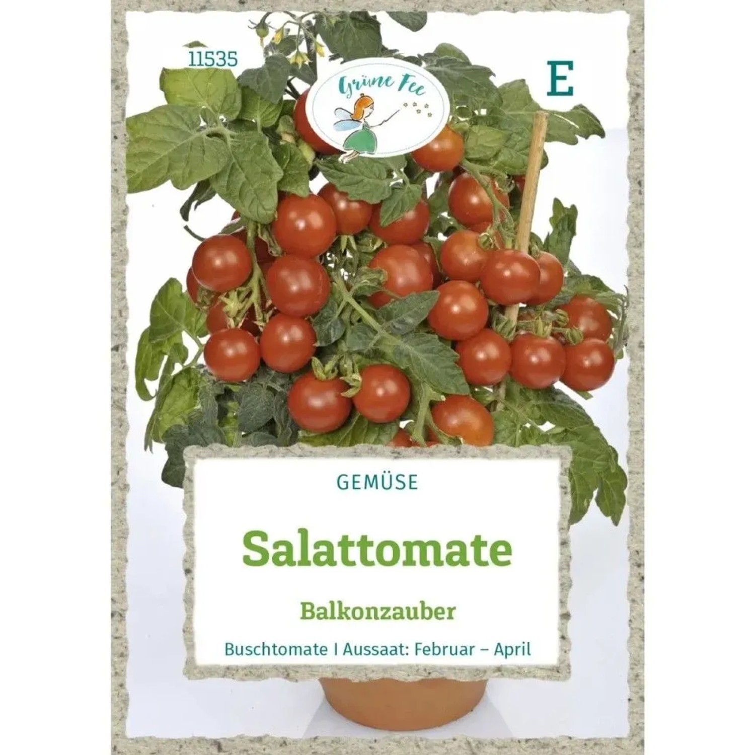 Grüne Fee Salattomate Balkonzauber Saatgut