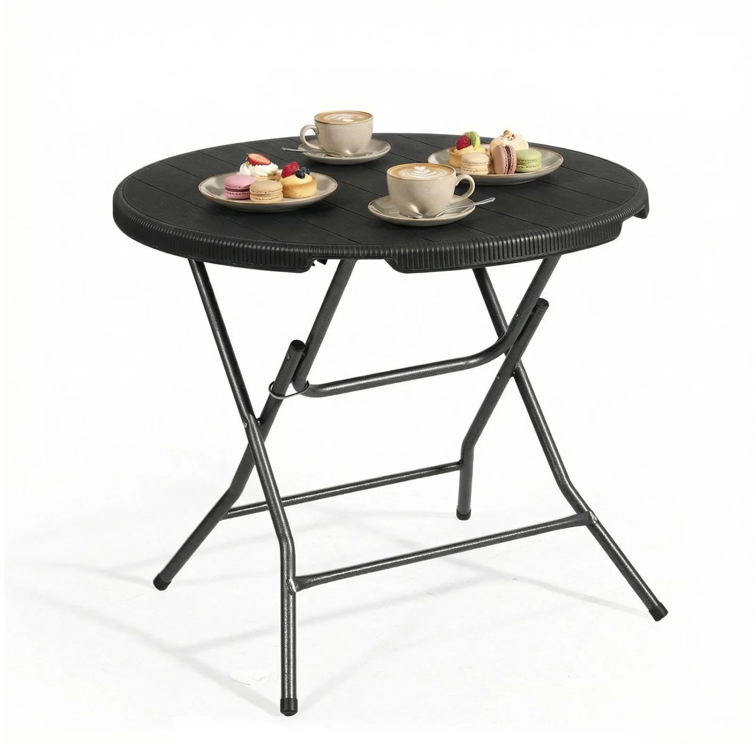 Sekey Klapptisch Campingtisch Faltbar Buffettisch Rund