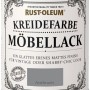 Dose Rust-Oleum Kreidefarbe Möbellack Anthrazit, matte Farbe für Möbel im Vintage-Stil.