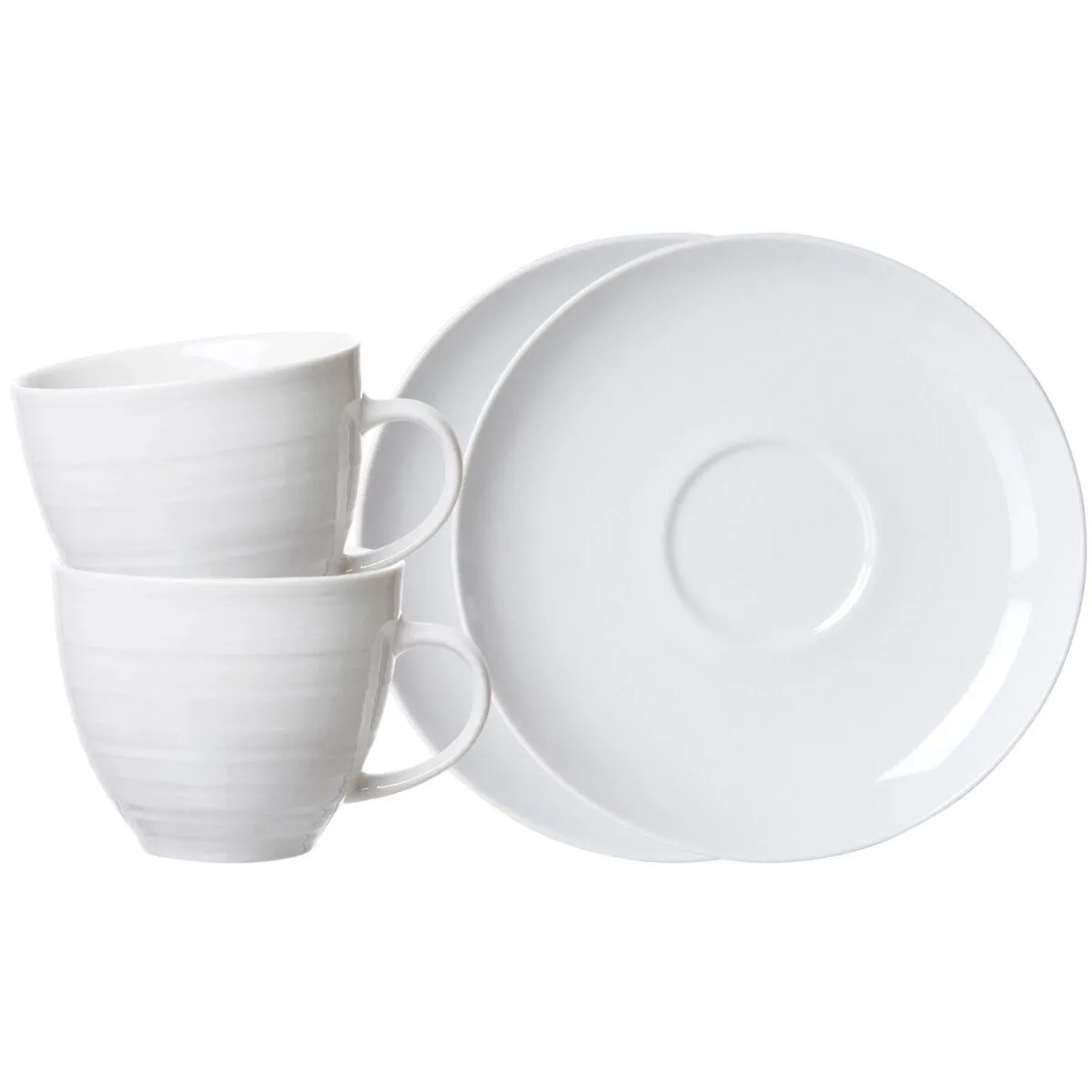 Ritzenhoff & Breker Suomi Kaffeetasse mit Untertasse 260 ml 2er Set Beige