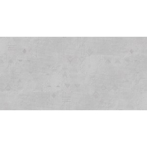 Feinsteinzeug Dekorfliese Antiga Grigio, 30x60 cm, mit dezenter Musterung.