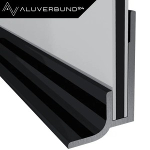 Aluverbund24 300cm Sockelprofil für Alu Verbundplatte Weiß RAL9016