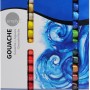 Daler-Rowney Gouache Set mit 24 Farbtuben à 12ml, ideal für Gouachemalerei.