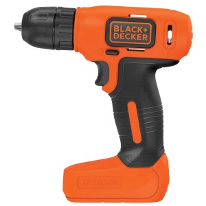 Black+Decker Akku-Bohrschrauber BDCD8 Solo, orange/schwarz. Kompakter Akkuschrauber für Schraub- und Bohrarbeiten.