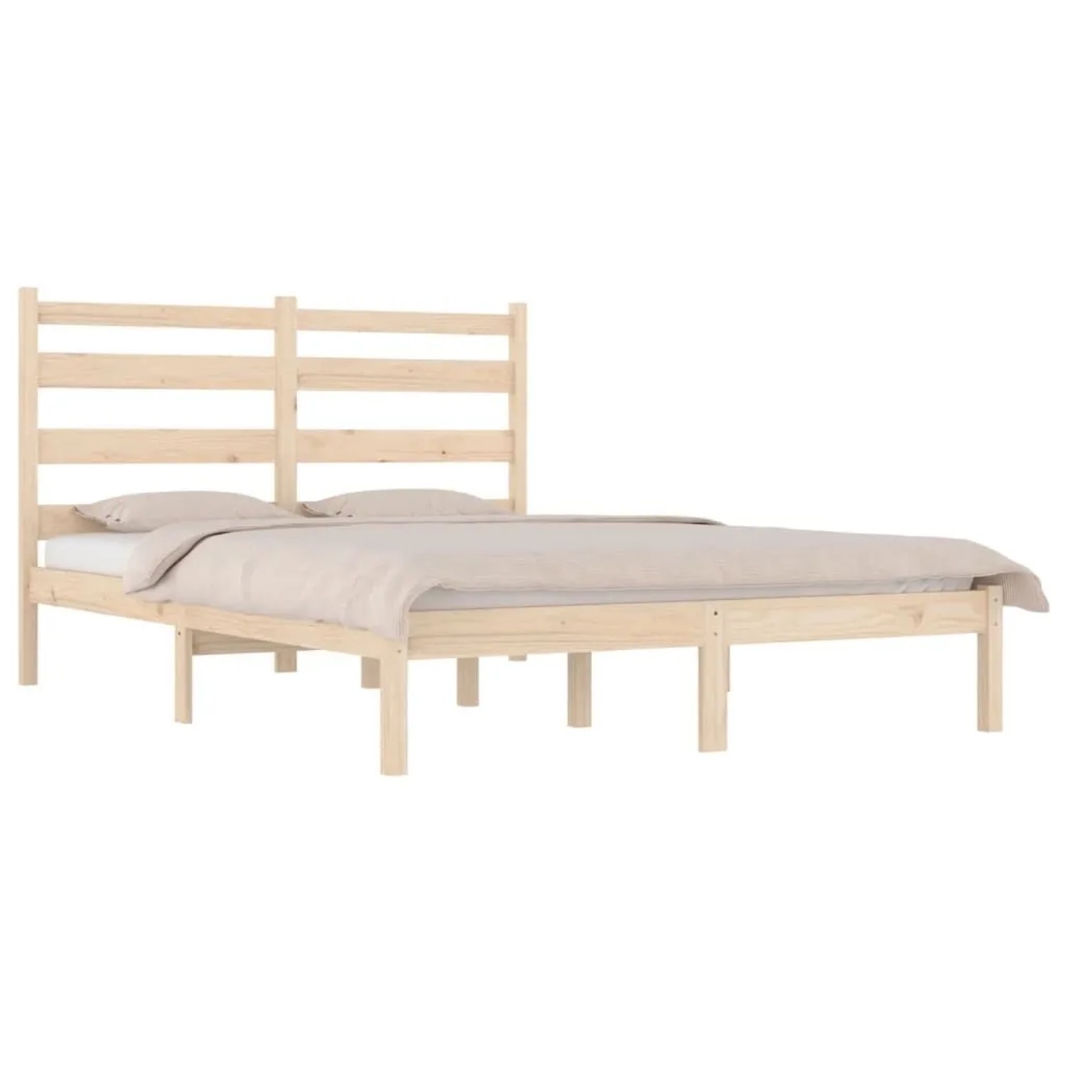vidaXL Massivholzbett ohne Matratze 160x200 cm 3103658