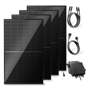 Solakon Balkonkraftwerk 2000W 800W Solaranlage Steckerfertig Komplettset Photovoltaik Anlage 800W Kabellänge 10m